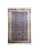 İpekten El Dokuma Yedi Dağın Çiçeği Desenli Kayseri Halısı 119x176 Cm