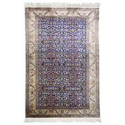 İpekten El Dokuma Yedi Dağın Çiçeği Desenli Kayseri Halısı 119x176 Cm