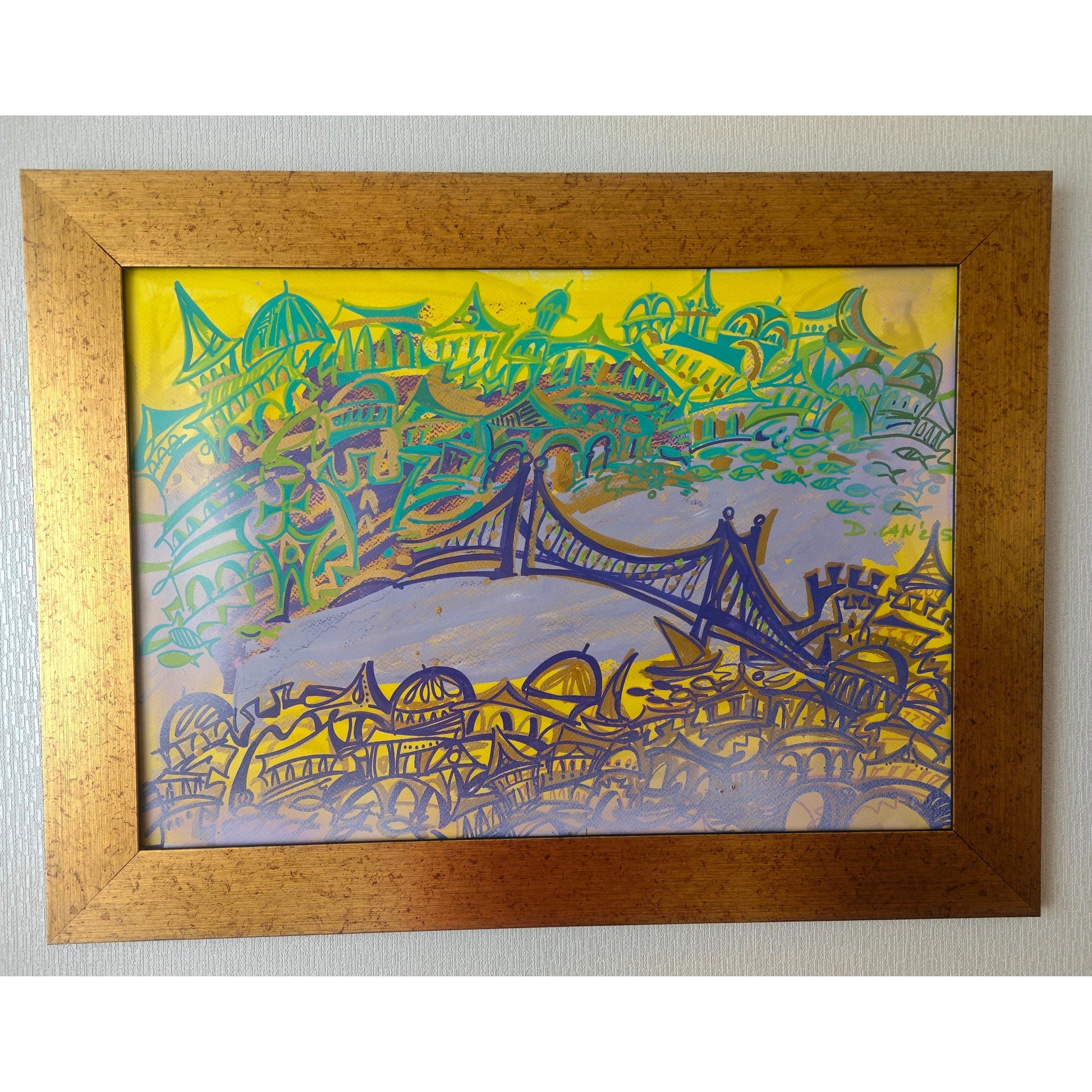 “Işığın İçinde İstanbul” Tablo