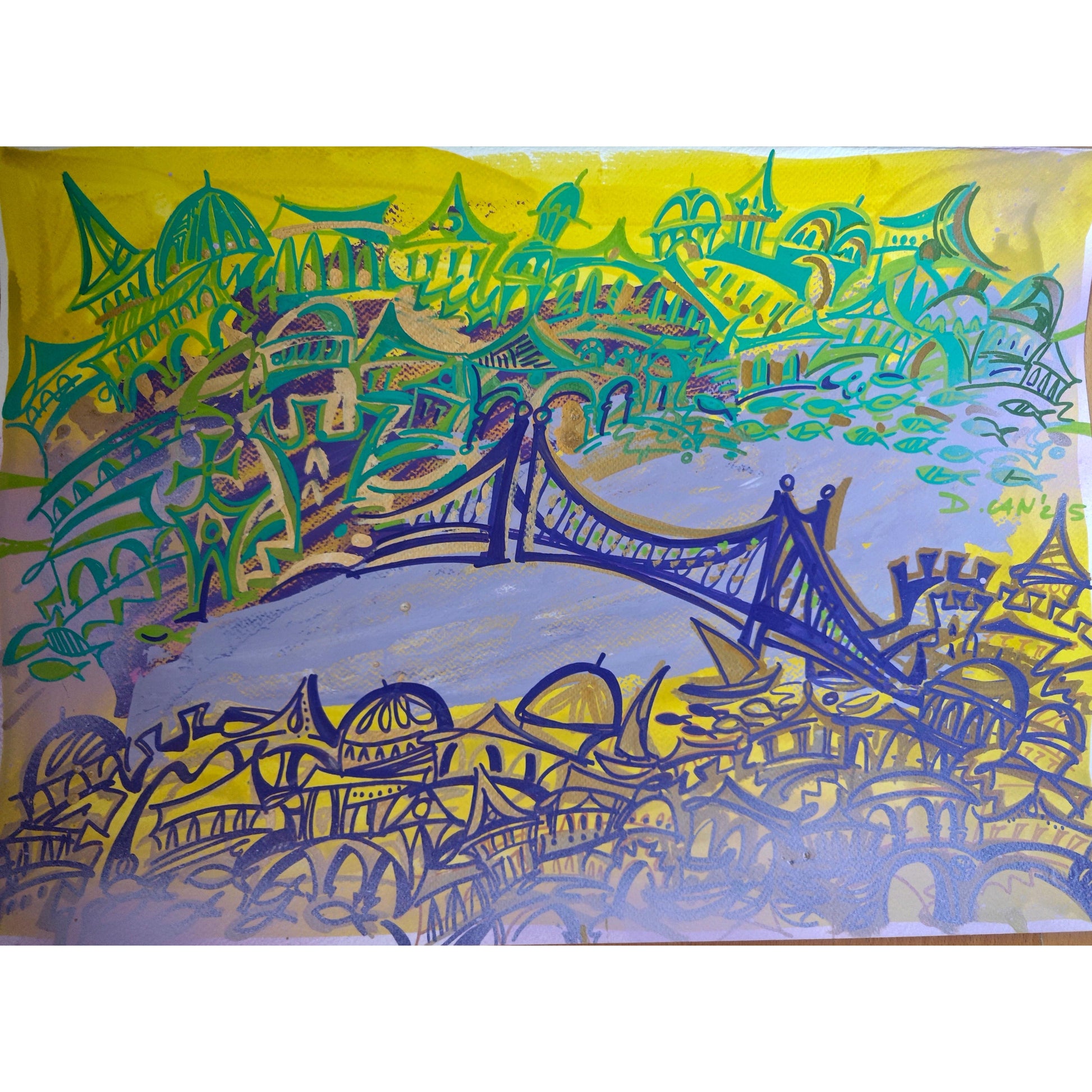 “Işığın İçinde İstanbul” Tablo