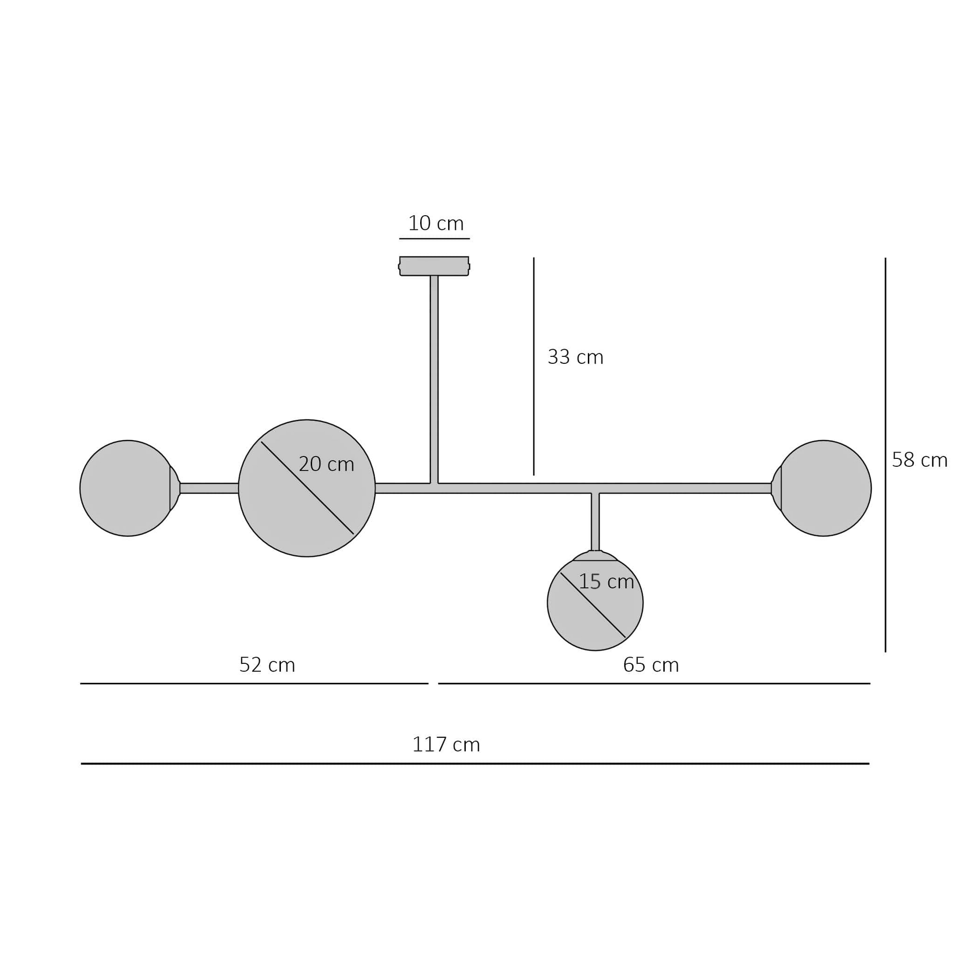 Isolde Multicolour Tavan Aydınlatması
