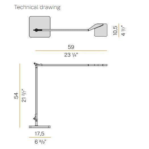 Jackie Titanyum Masa Lambası