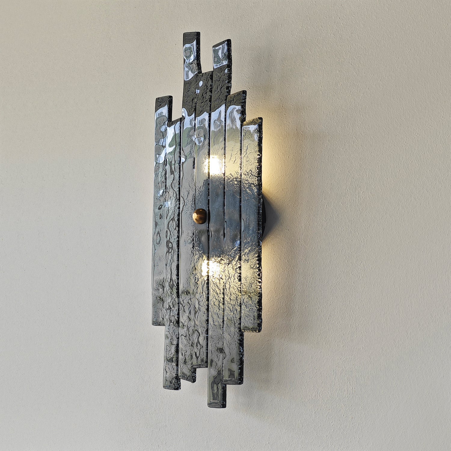 Jam Session El Yapımı Cam Aplik Füme