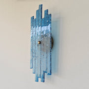 Jam Session El Yapımı Cam Aplik Mavi