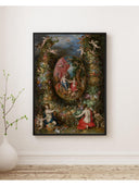 Jan Brueghel The Elder & Hendrik Van Balen - Dört Mevsim Ve Tanrıça Cybele Fine Art Baskı