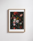 Jan Davidsz. De Heem - Cam Vazoda Çiçekler Fine Art Baskı