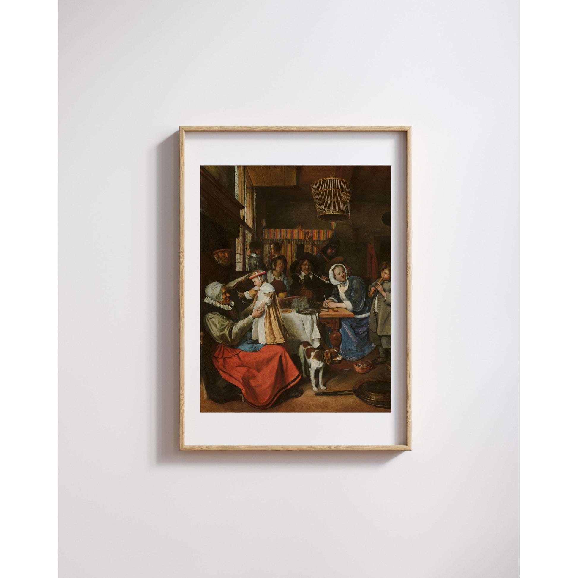 Jan Havicksz. Steen - Büyükler Ne Söylerse Küçükler de Onu Söyler Fine Art Baskı