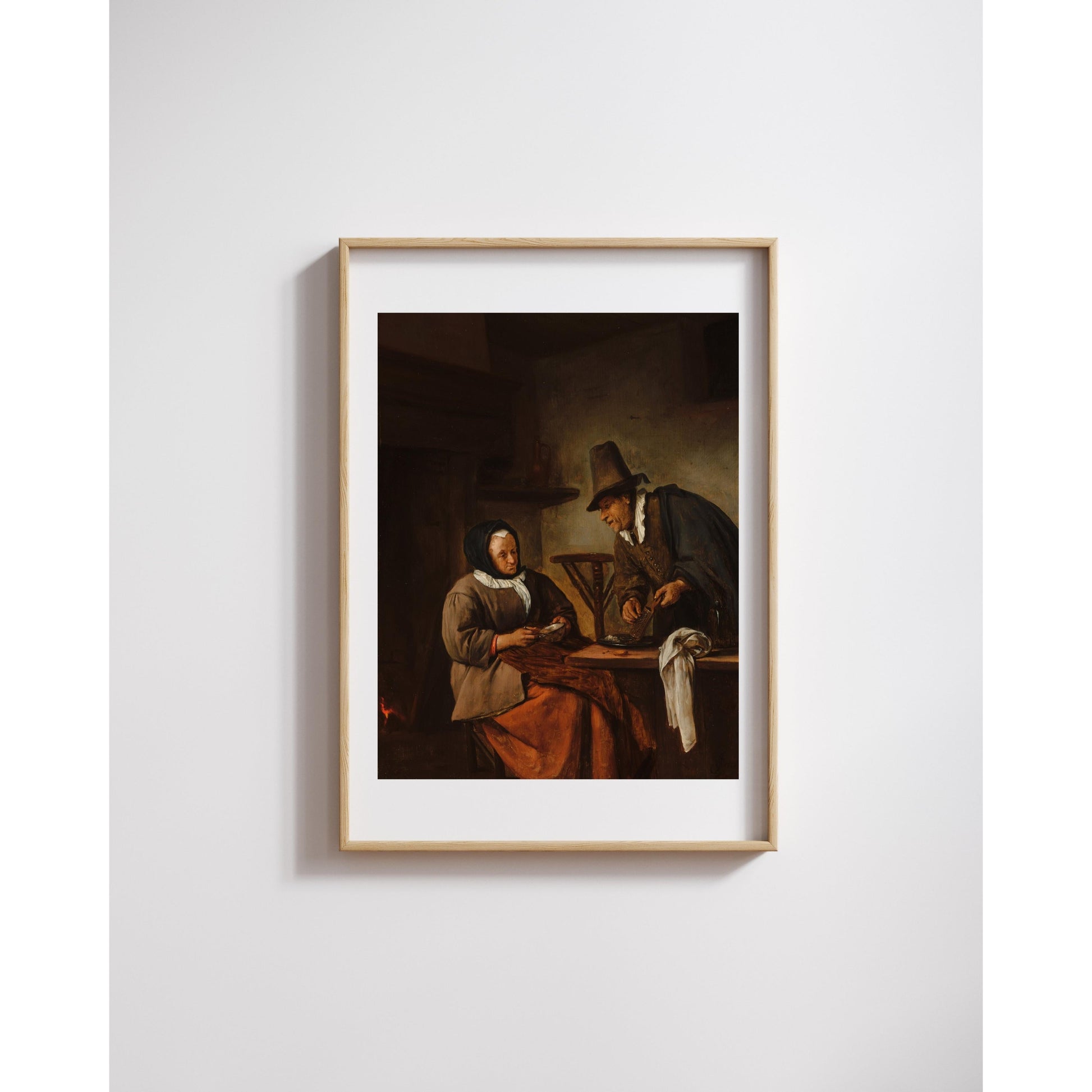 Jan Havicksz. Steen - Mum Yapımcıları Fine Art Baskı