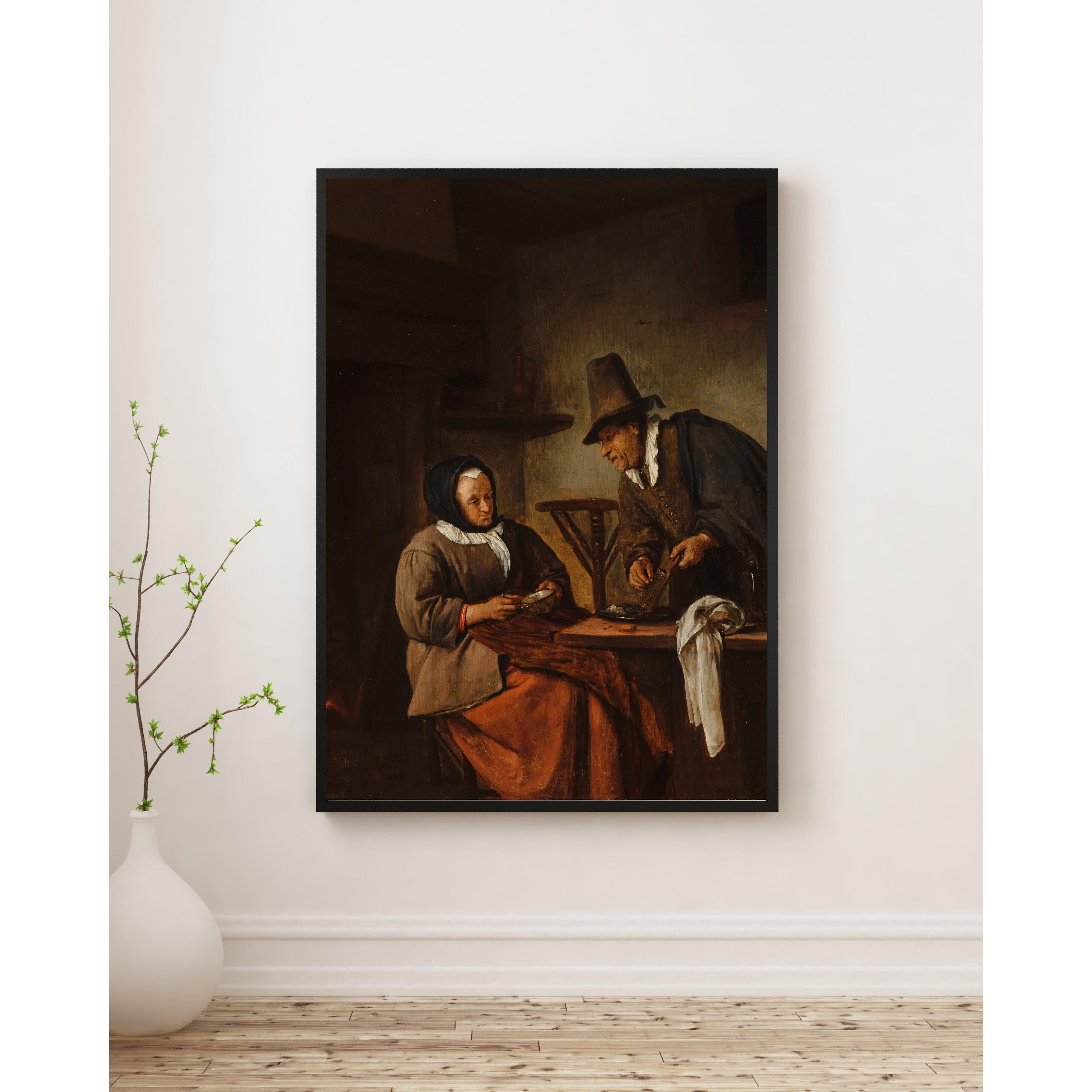 Jan Havicksz. Steen - Mum Yapımcıları Fine Art Baskı