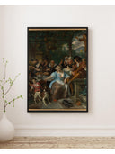 Jan Havicksz. Steen - Terastaki Şen İnsanlar Fine Art Baskı
