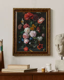 Jan Davidsz. de Heem - Cam Vazoda Çiçekler Fine Art Baskı
