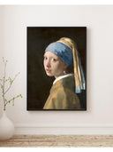 Johannes Vermeer - İnci Küpeli Kız Fine Art Baskı