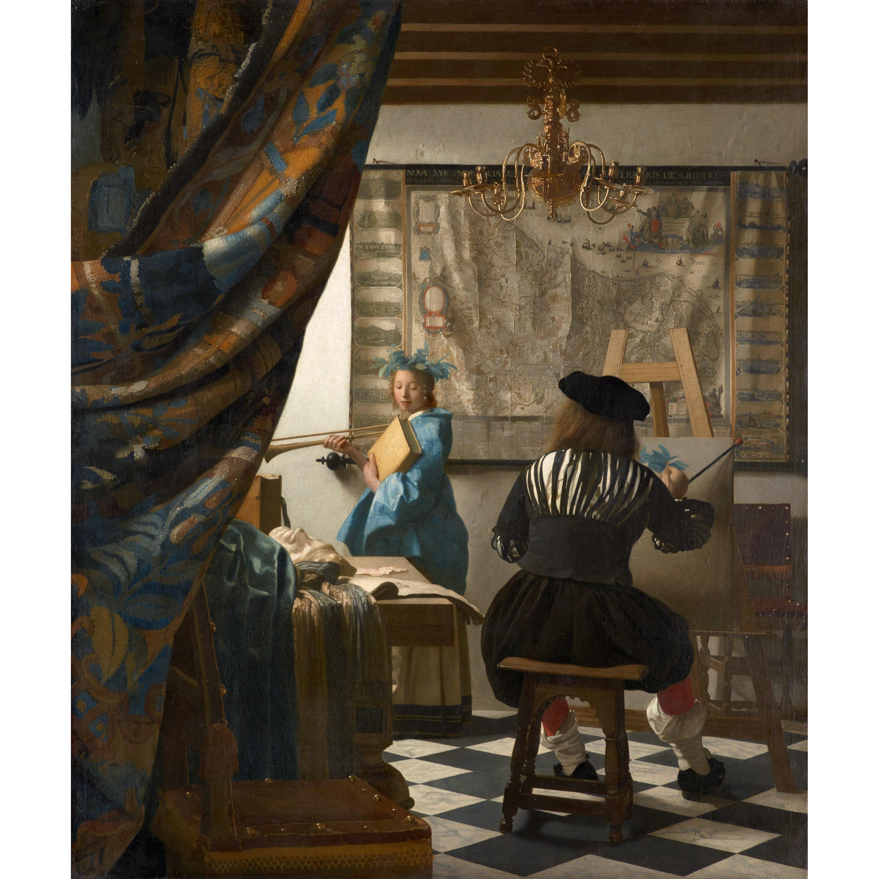 Johannes Vermeer - Resim Sanatı Fine Art Baskı