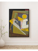 Juan Gris - Gazete Ve Meyve Tabağı Fine Art Baskı