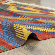 Judos Geometrik Tasarımlı Kilim 130X177 Cm-Kilim & Halı-Soho Antiq-NowShopFun