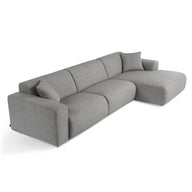June L Koltuk Köşe Kanepe-Köşe Koltuk-livingstore-Gri-NowShopFun