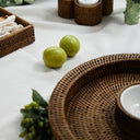 Rattan Atıştırmalık Tepsi