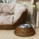 Rattan Evcil Hayvan Mama Kabı