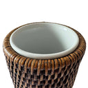 Koyu Kahverengi Rattan Diş Fırçalık