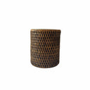 Koyu Kahverengi Rattan Diş Fırçalık
