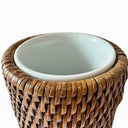 Bal Kahverengi Rattan Diş Fırçalık