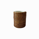 Bal Kahverengi Rattan Diş Fırçalık