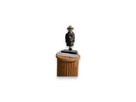 Kahverengi, Yeşil Ve Bej Takım Elbiseli Heykel-Heykel-Irmak Artworks-NowShopFun
