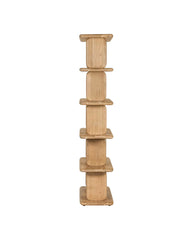 Kaida Masif Ahşap Kitaplık - Raf-Kitaplık-Regen Studio-Naturel-NowShopFun