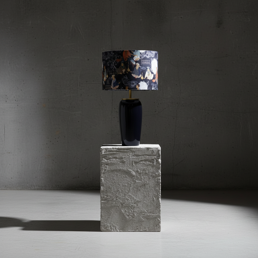 Kaiden El Yapımı Seramik Abajur