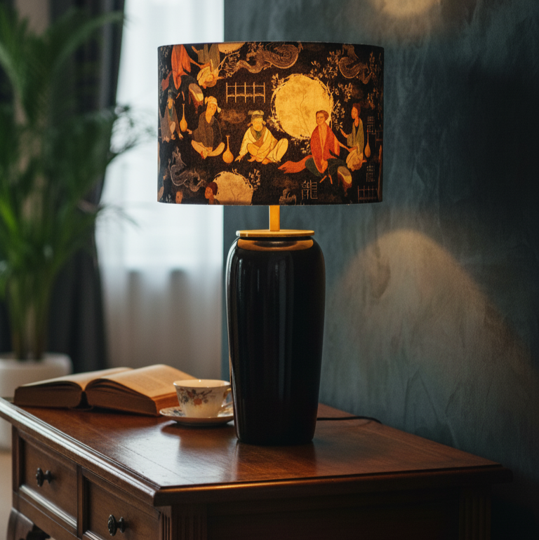 Kaiden El Yapımı Seramik Abajur