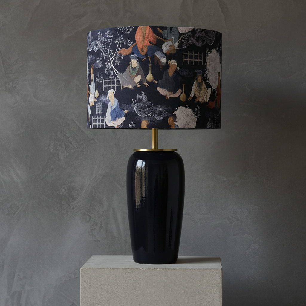 Kaiden El Yapımı Seramik Abajur