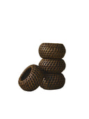 Kalın Rattan Peçete Halkası (4'lü Set)