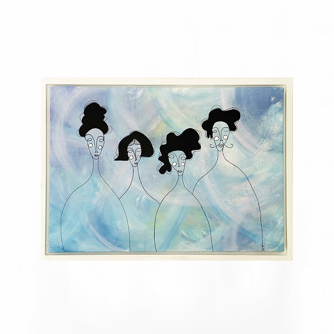 Kanvas Renkli Portre Serisi - 06