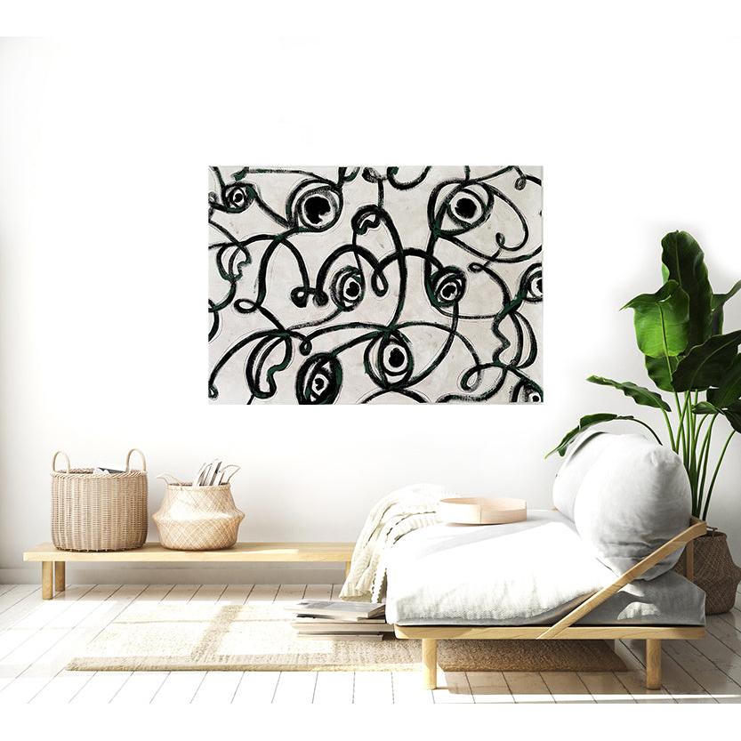 Kanvas Renkli Portre Serisi - 14