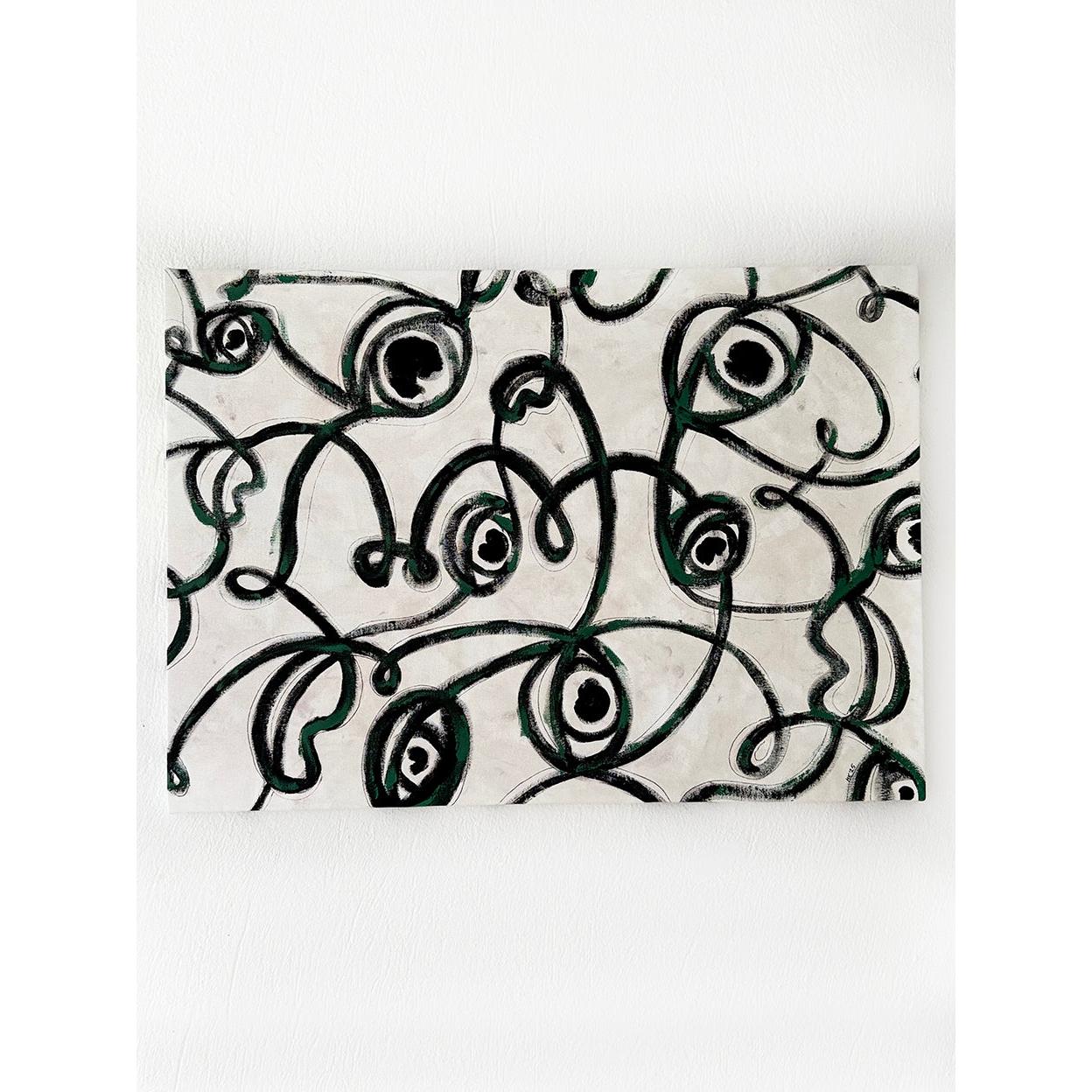 Kanvas Renkli Portre Serisi - 14