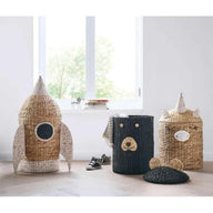 Kapaklı Rattan Roket Oyuncak Sepeti-Oyuncak Sepeti-Zoa Collection-NowShopFun