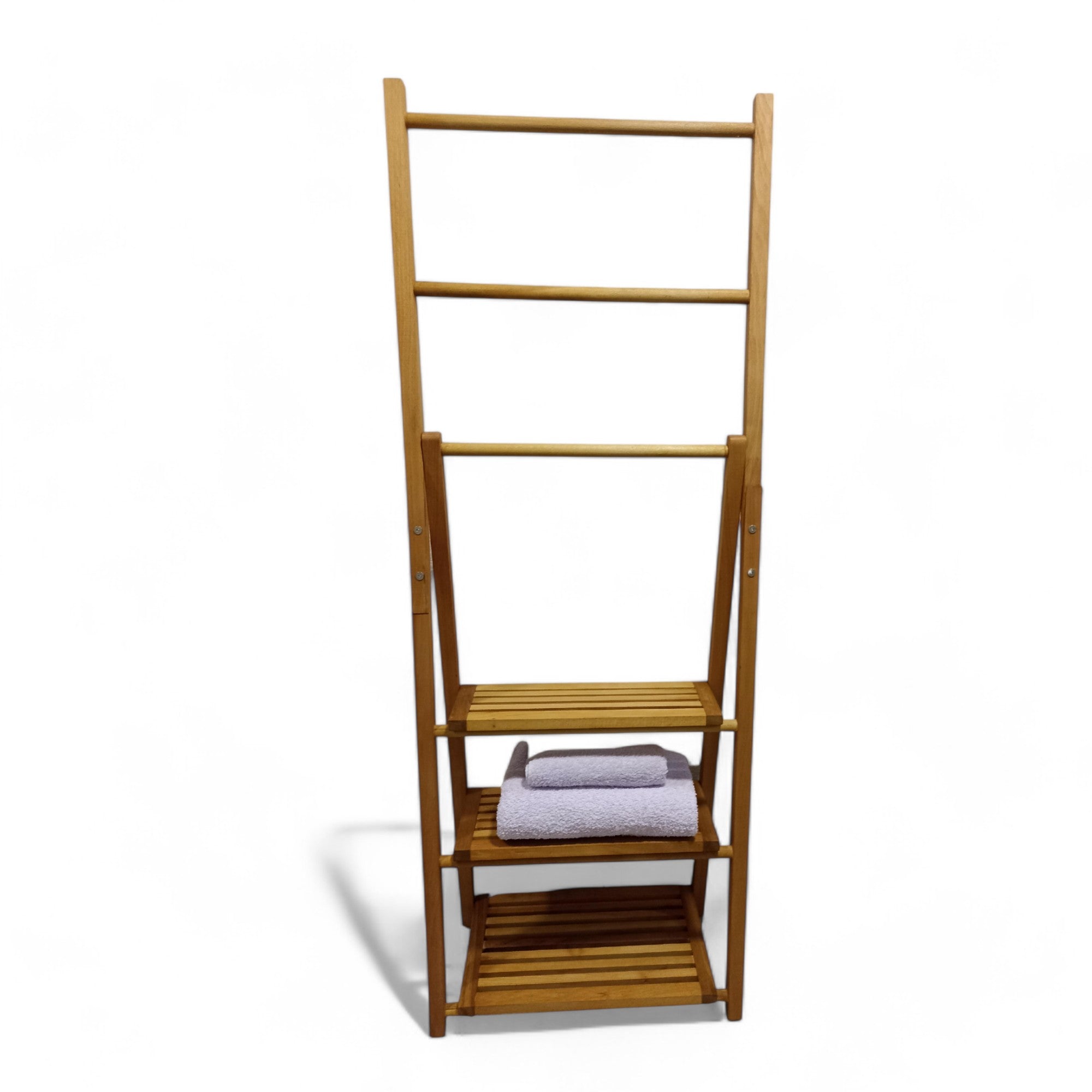 Katlanabilir El Yapımı Ahşap Raf