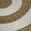 Kilim Jüt Naturel Beyaz Çizgili D.150 Cm