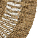 Kilim Jüt Naturel Beyaz Desenli D.150 Cm