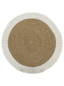 Kilim Jüt Naturel Beyaz Kenarlı D.150 Cm
