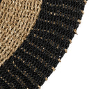 Kilim Jüt Naturel Siyah Çizgili D.100 Cm
