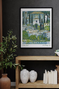 Kirche In Cassone Gustav Klimt Baskı-Fine Art Baskı-ODA.products-30x40 Cm-Çerçevesiz-NowShopFun