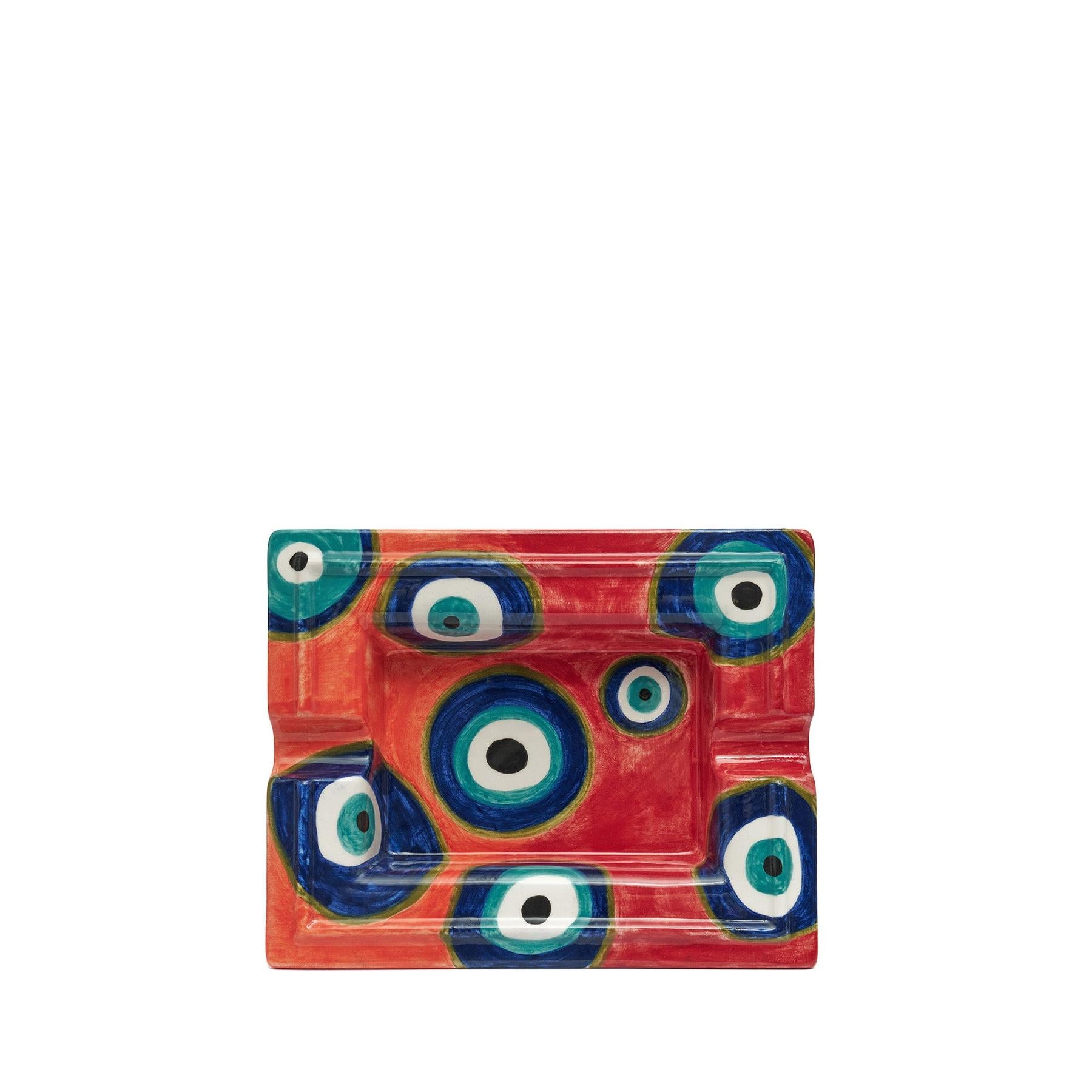 Kırmızı Nazar Boncuğu Küllük