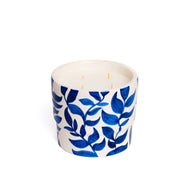 Kırmızı Yaprak Desenli Mum-Mum-Ozge Atelier-Lacivert-NowShopFun