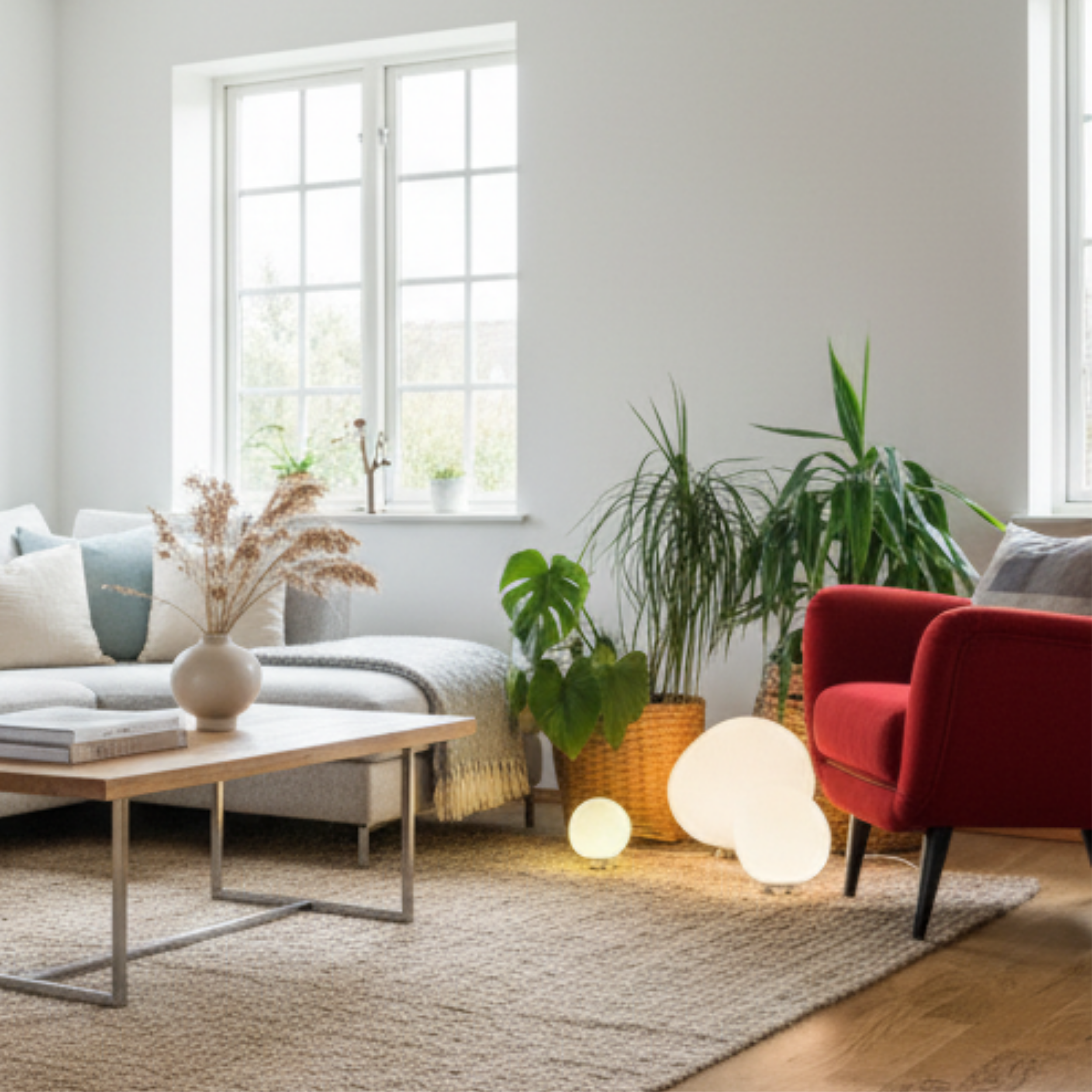 Kirpi Üçlü Yer Aydınlatması