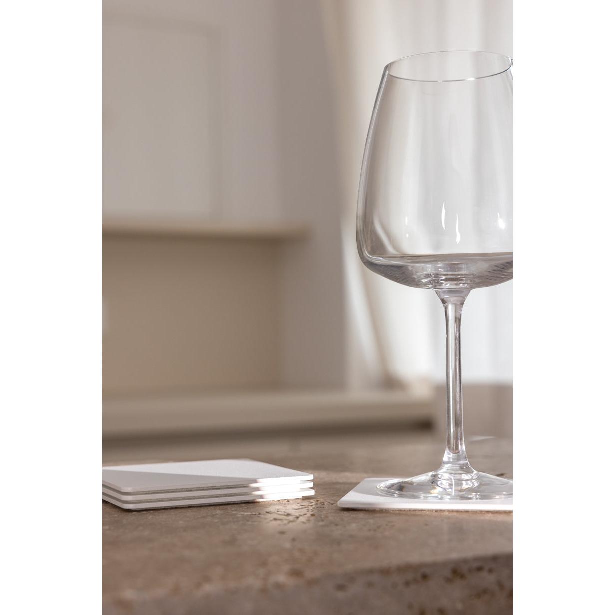 Kiva Metal Kare Bardak Altlığı (4'Lü Set)