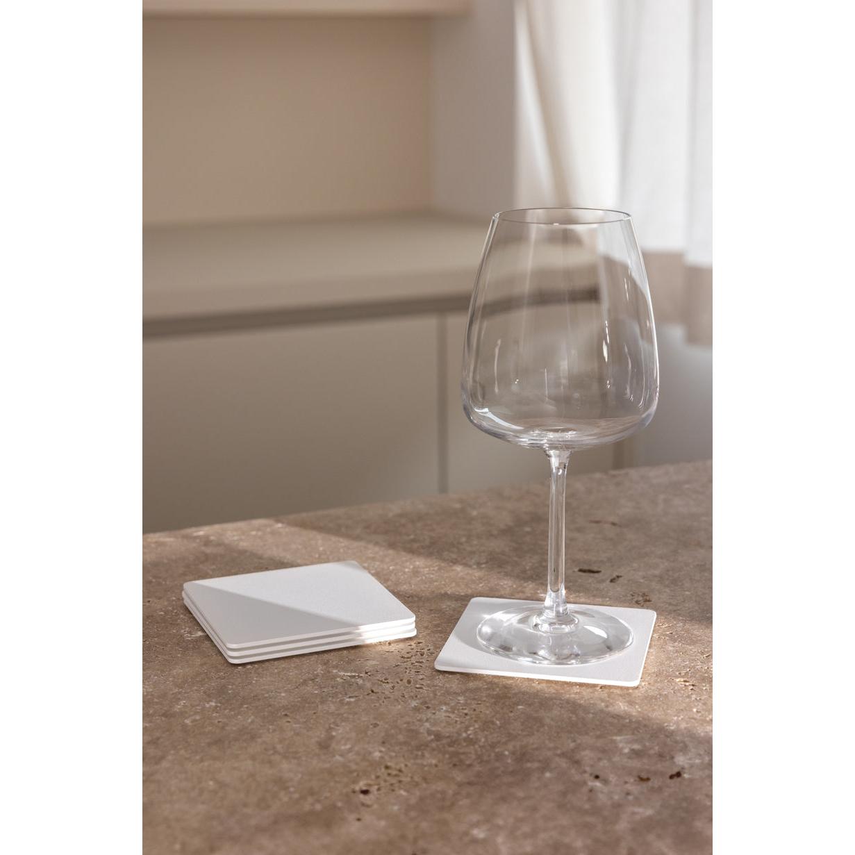 Kiva Metal Kare Bardak Altlığı (4'Lü Set)