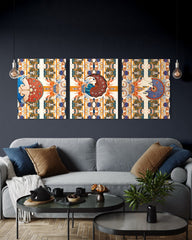 Kontamplasyon - Üçlü Set Tablo-Tablo-EUDOIMONIART-Xxl-NowShopFun