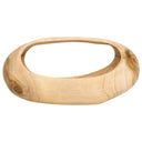Kulplu Bowl Teak Dikdörtgen Form