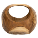 Kulplu Bowl Teak Yuvarlak Form